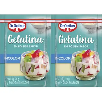Dr. Oetker Gelatina em Pó Incolor Sem Sabor