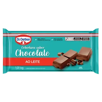 Dr. Oetker Cobertura Sabor Chocolate ao Leite em Barra