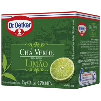 Dr. Oetker Chá Verde com Limão  - 10 Sachês