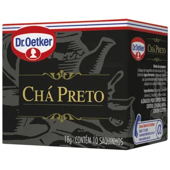 Dr. Oetker Chá Preto  - 10 Sachês