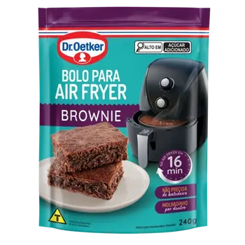 Dr. Oetker Bolo para Air Fryer sabor Brownie