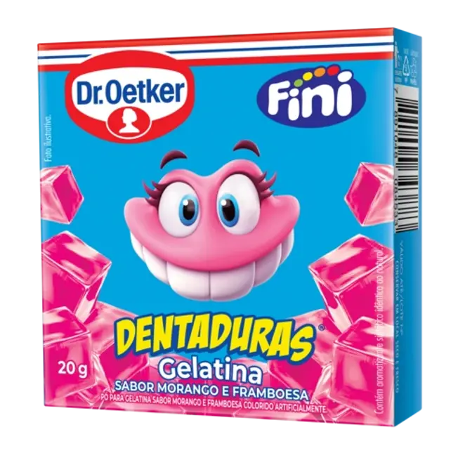 Dr. Oetker Gelatina Dentaduras Dr.Oetker e Fini