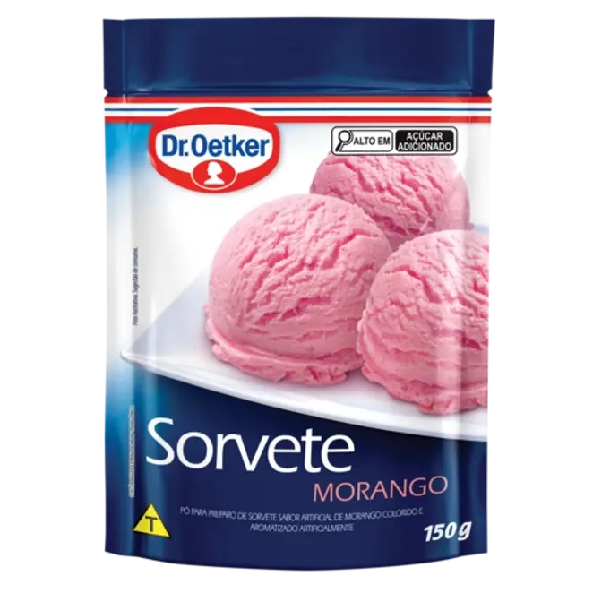 Dr. Oetker Sorvete de Morango
