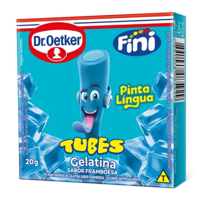 Dr. Oetker Gelatina Tubes Pinta-língua Dr. Oetker e Fini