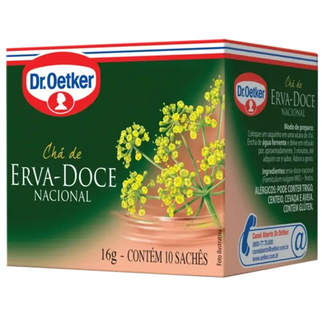 Dr. Oetker Chá de Erva Doce  - 10 Sachês