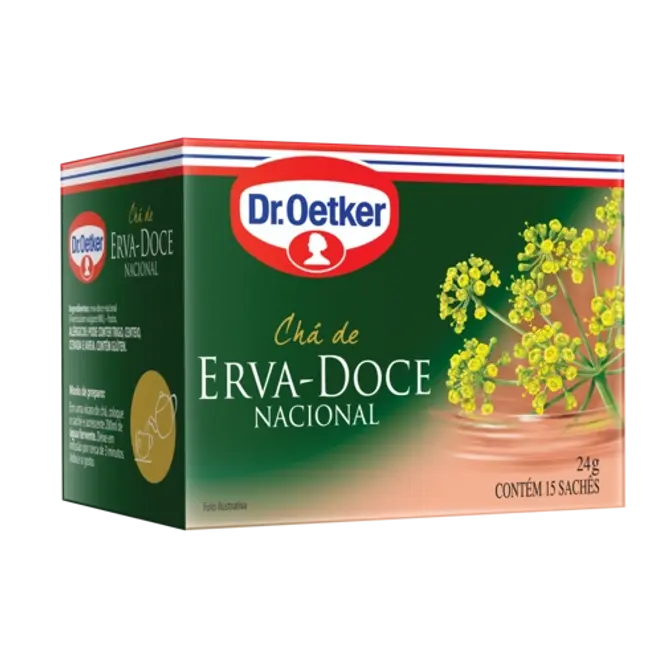 Dr. Oetker Chá de Erva Doce - 15 Sachês