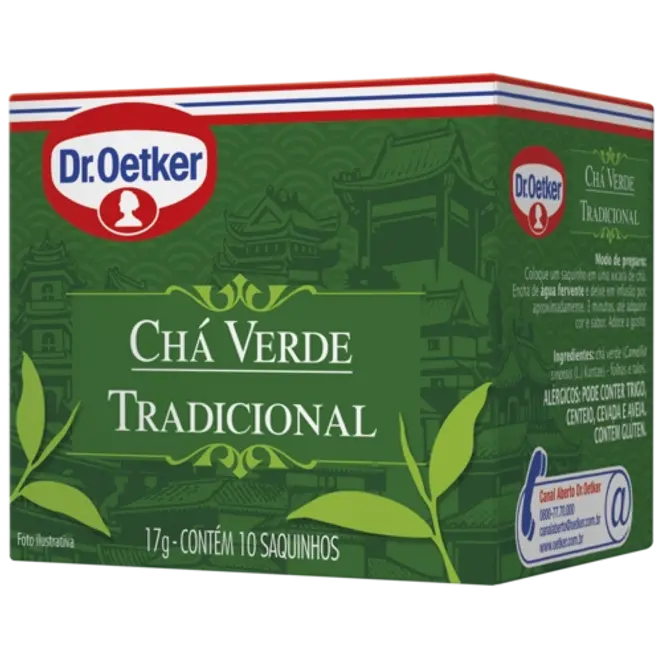 Dr. Oetker Chá Verde  - 10 Sachês