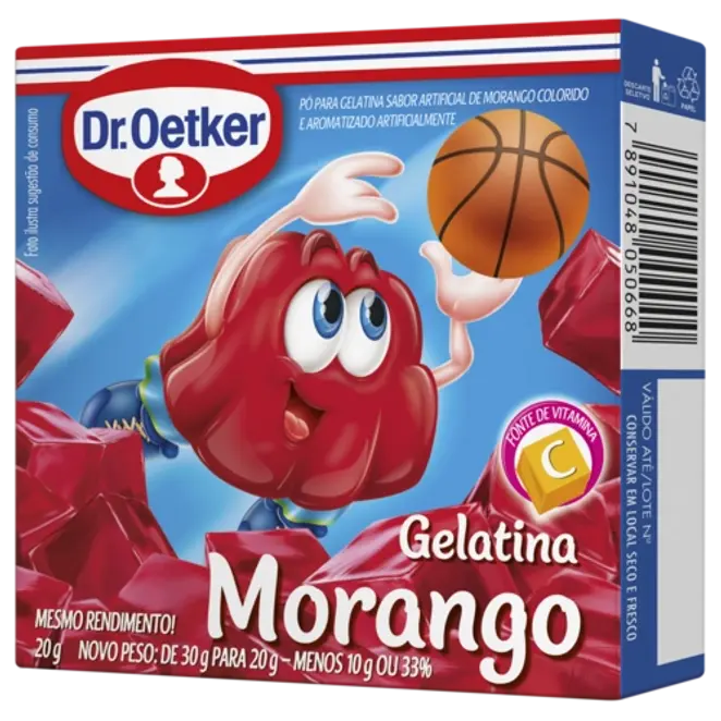 Dr. Oetker Gelatina Morango
