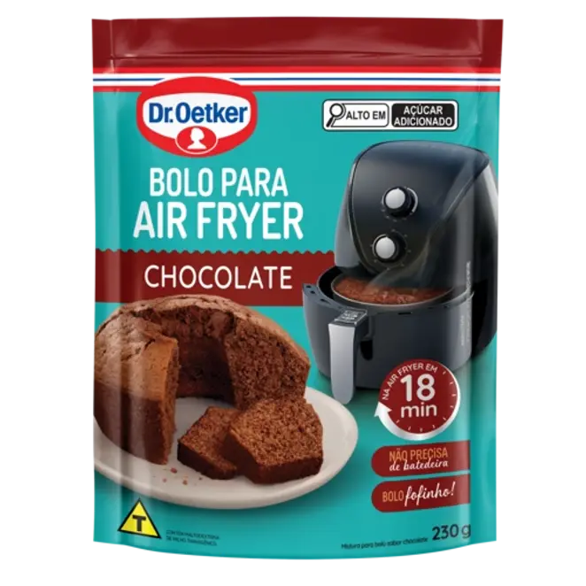 Dr. Oetker Bolo para Air Fryer sabor Chocolate