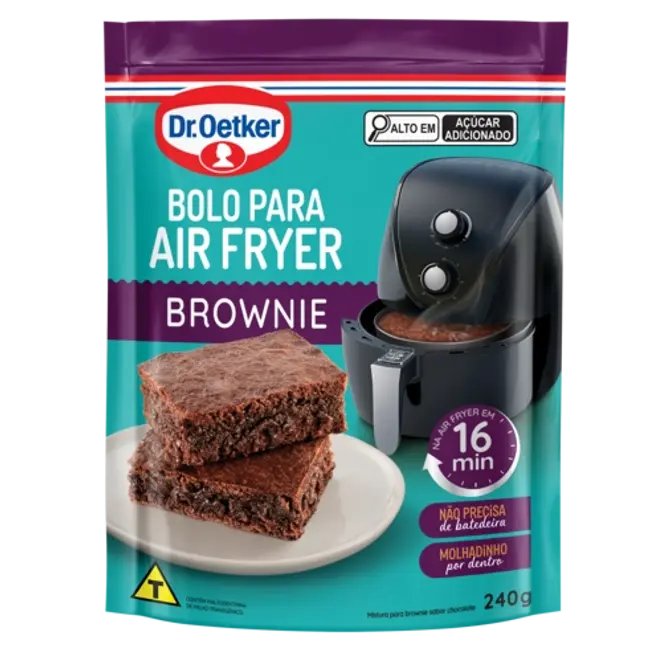 Dr. Oetker Bolo para Air Fryer sabor Brownie