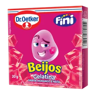 Gelatina Dr. Oetker Beijos Fini
