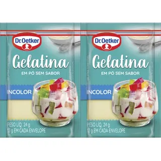 Gelatina em Pó Incolor Dr. Oetker