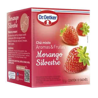 Chá Morango Silvestre Dr. Oetker