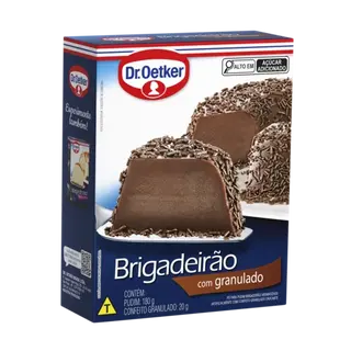 Brigadeirão com Granulado Dr Oetker