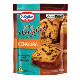 Bolo de Cenoura + Confeitos Dr Oetker