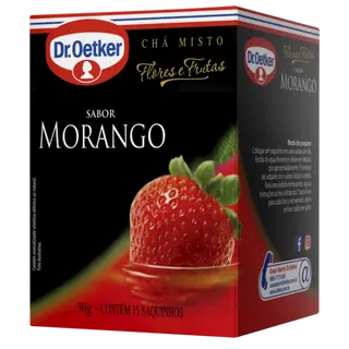 Chá Flores&Frutas Morango Dr. Oetker 