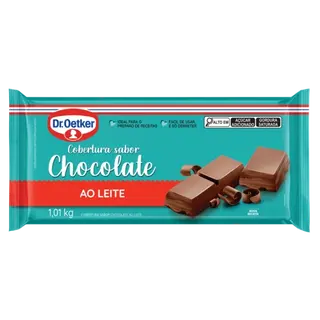 Cobertura em Barra Sabor Chocolate ao Leite Dr. Oetker