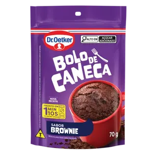 Bolo de Caneca Brownie Dr. Oetker