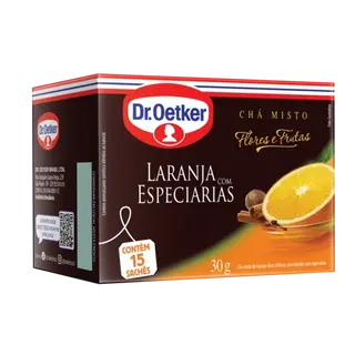 Chá Flores & Frutas Laranja com Especiarias Dr. Oetker