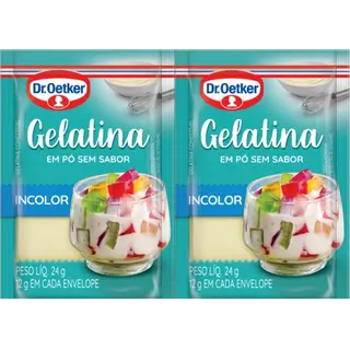 Gelatina em Pó Incolor Dr. Oetker