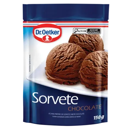 Sorvete de Chocolate Dr. Oetker