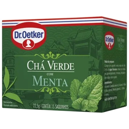 Chá Verde Menta Dr. Oetker