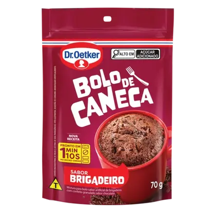 Bolo de Caneca Brigadeiro Dr. Oetker