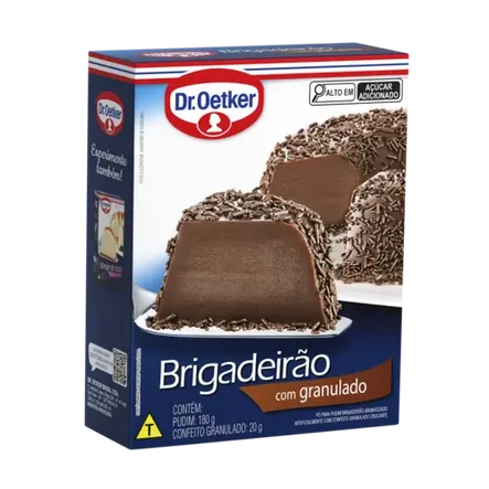 Brigadeirão com Granulado Dr Oetker