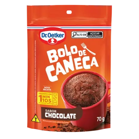 Bolo de Caneca Chocolate Dr. Oetker