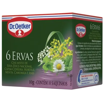 Chá 6 Ervas Dr. Oetker