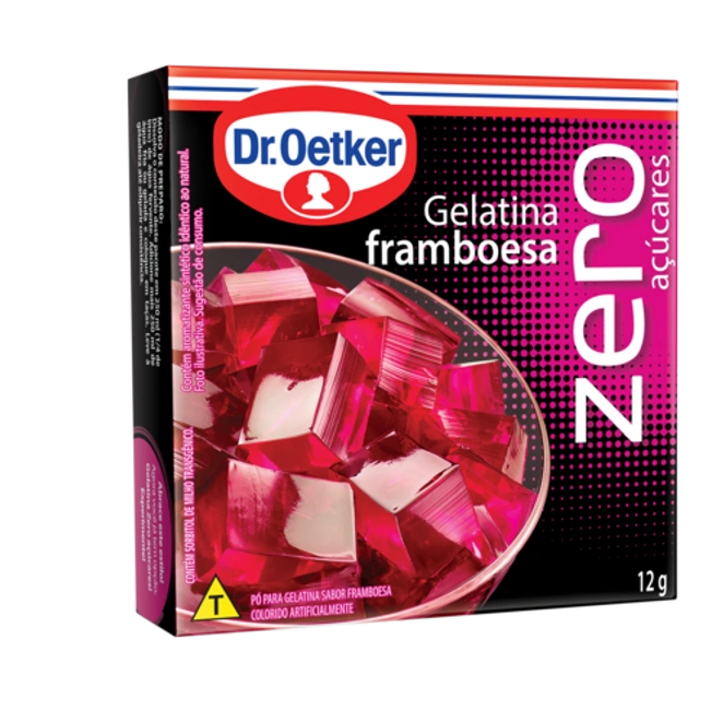 Dr. Oetker Gelatina Zero Framboesa