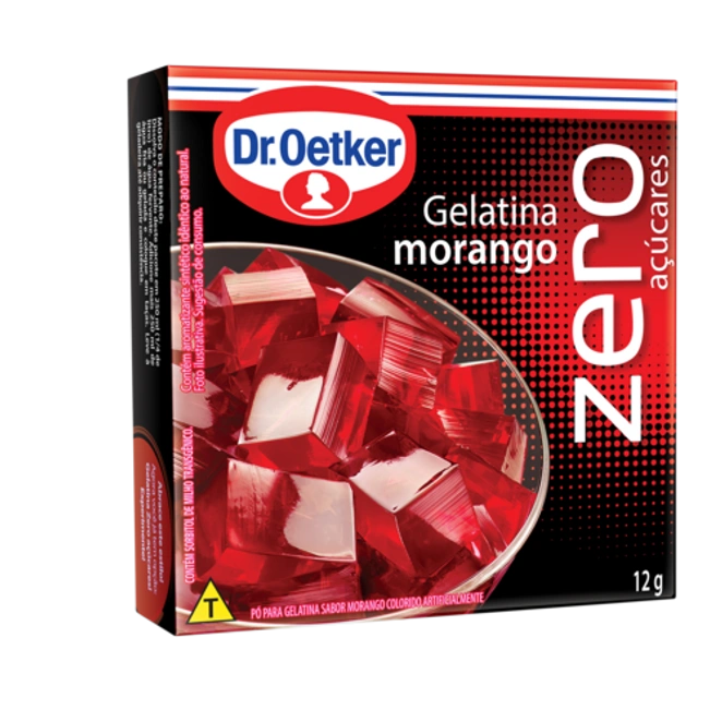 Dr. Oetker Gelatina Zero Morango
