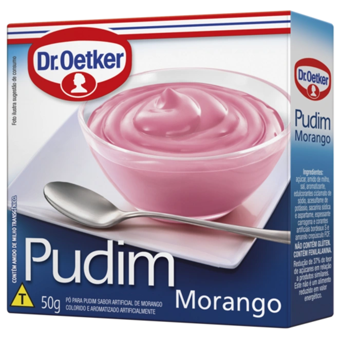Dr. Oetker Pudim de Morango