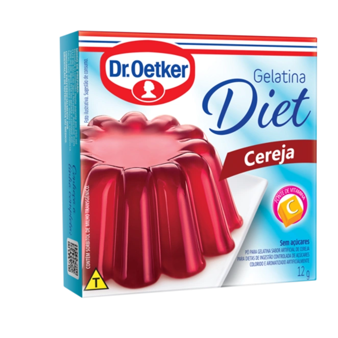 Dr. Oetker Gelatina Diet de Cereja