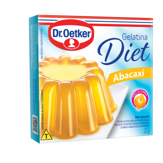 Dr. Oetker Gelatina Diet de Abacaxi