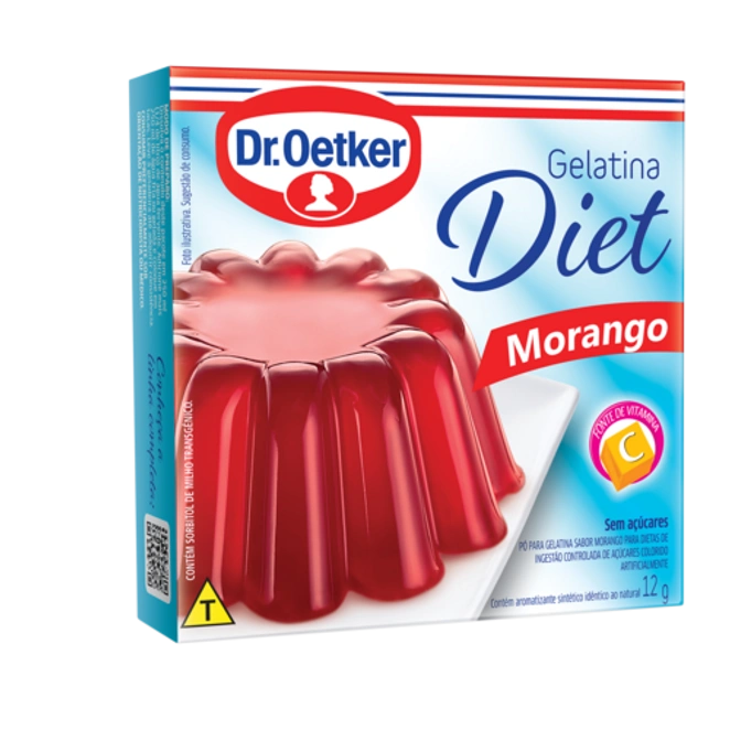 Dr. Oetker Gelatina Diet Morango
