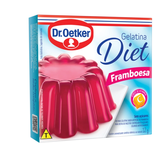 Dr. Oetker Gelatina Diet Framboesa