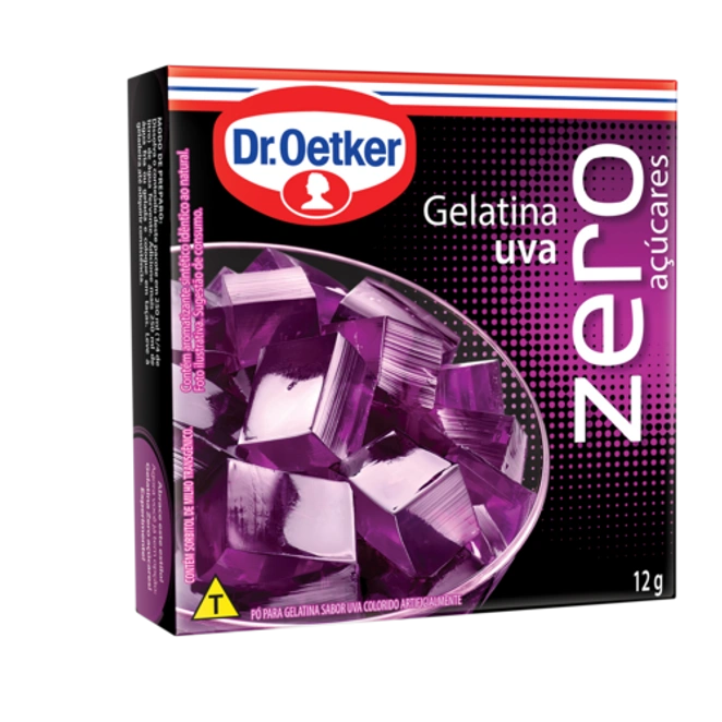 Dr. Oetker Gelatina Zero Uva