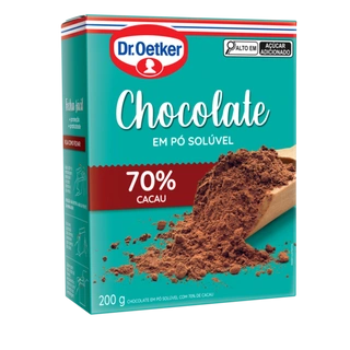 Chocolate em Pó 70 Cacau Dr. Oetker