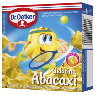 Gelatina Abacaxi Dr. Oetker 