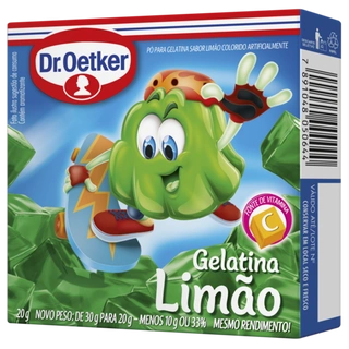 Gelatina Limão Dr. Oetker 