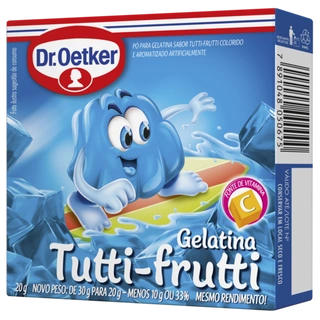 Gelatina Tutti-Frutti Dr. Oetker 