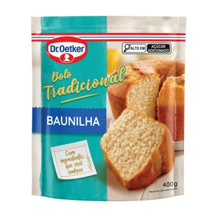 Bolo Tradicional de Baunilha Dr. Oetker
