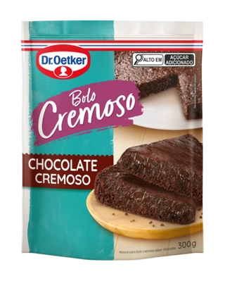 Bolo Chocolate Cremoso Dr. Oetker (fazer como bolo)