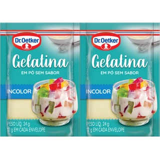 Gelatina em Pó Incolor Dr. Oetker
