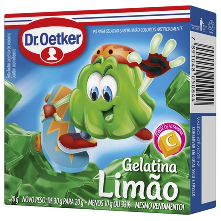 Gelatina Limão Dr. Oetker 