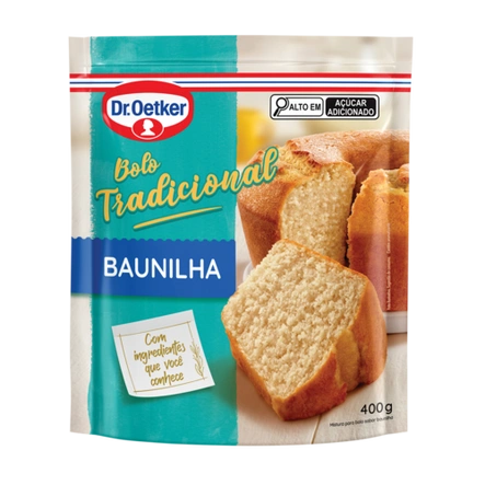 Bolo Tradicional de Baunilha Dr. Oetker