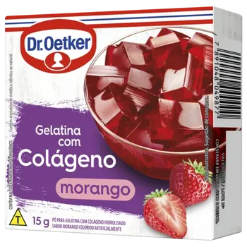 Dr. Oetker Gelatina com Colágeno Morango