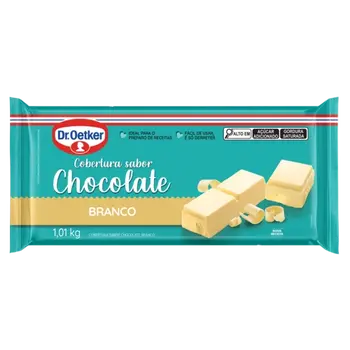 Dr. Oetker Cobertura Sabor Chocolate Branco em Barra