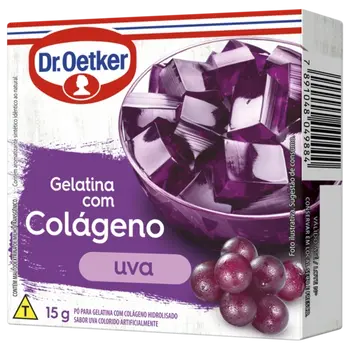 Dr. Oetker Gelatina com Colágeno Uva